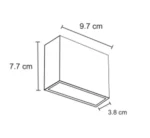 دکوراتیو قطاری فلت یک طرفه شش وات  RL 210F-12 - تصویر 2