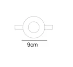 قاب هالوژن دایکاست رویه بزرگ RL 302 - تصویر 2