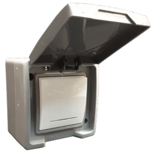 کلید یک پل IP44 دلند بارانی روکار دلند IP44